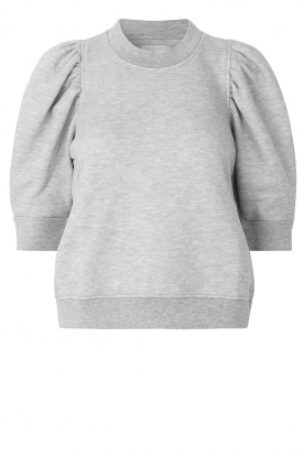Second Female | Sweater with puff sleeves Dawni | grey