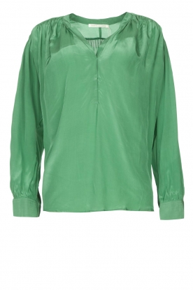 Rabens Saloner |Oversized blouse Mag | groen