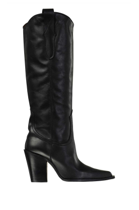 Toral | Leather western boots Ana | black