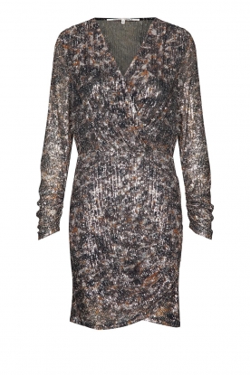 Second Female | Dress with sequins Gatsby | brown