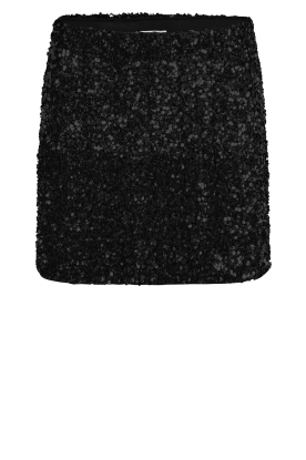 Second Female | Skirt with sequins Shimmer | black
