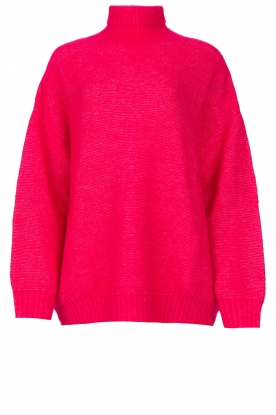 American Vintage | Oversized knitted sweater Zabidoo | fuchsia