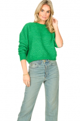 American Vintage |  Knitted sweater Zabidoo | bright green