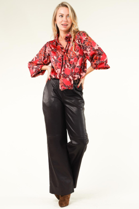Look Blouse with flower design Charlotta