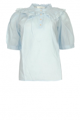 ba&sh |Katoenen matrozen blouse Iseut | blauw 