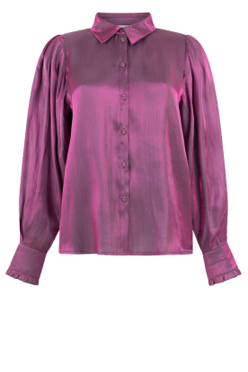 Aaiko |Metallic blouse Dianne | roze 