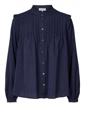 Lolly's Laundry |   Pleated blouse Dawn | blue 