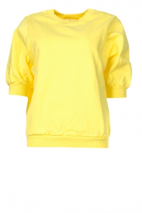 American Vintage | Sweater with short puff sleeves Wititi | yellow