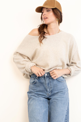 American Vintage |  Soft knitted sweater Damsville | beige 
