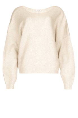 American Vintage |  Soft knitted sweater Damsville | beige 