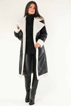 Look Faux lammy coat Taylor