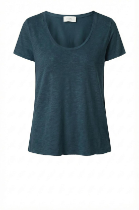 American Vintage |  Basic T-shirt with round neck Jacksonville | dark blue 