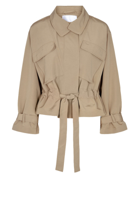 Co'Couture | Cropped trenchcoat Elba | camel