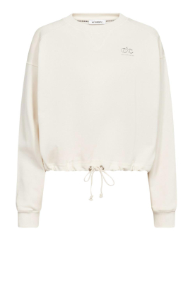 Co'Couture | Sweater with drawstring Clean | natural