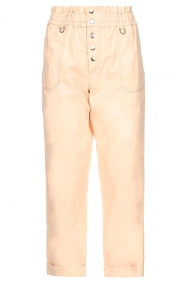 Magali Pascal | Paperbag ankle pants Jackson | nude