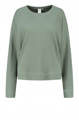 Lune Active | Cotton sweater Ella | green
