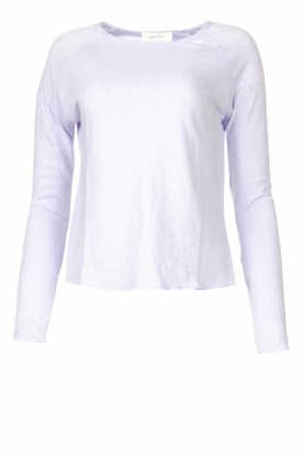 American Vintage | Basic cotton T-shirt Sonoma | lilac