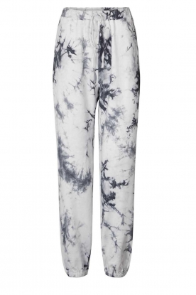Lolly's Laundry | Sweatpants with mable print Mona | gray