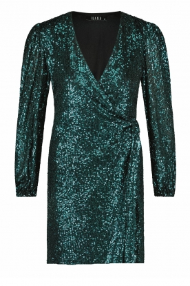 Ibana | Sequin party dress Martini | green