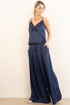 Look Satin ultra wide leg trousers Onique