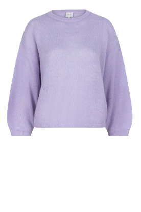 Dante 6 | Soft openback alpaca sweater Ullysa | purple