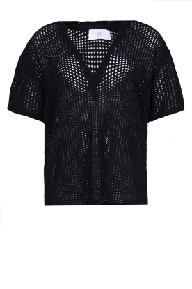 IRO | Knitted mesh top Belaid | black