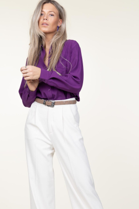 ba&sh |  Plissé blouse Monica | purple