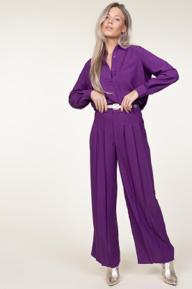 ba&sh |  Plissé trousers Miley | purple