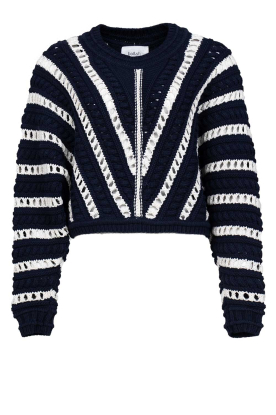 ba&sh | Openwork cotton sweater Gardy | blue