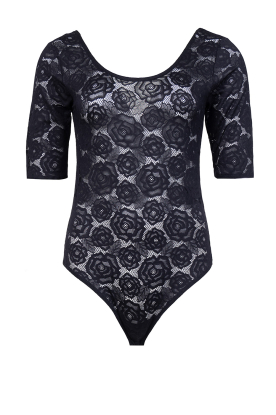 ba&sh | Kanten body Lulu | zwart 