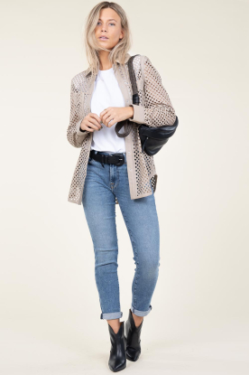 Look Leather blouse Tjez