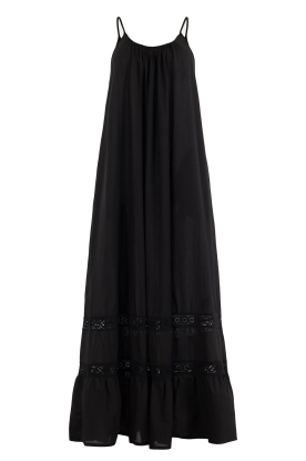 Kocca | Maxi-jurk met kanten detail Huliana | zwart 