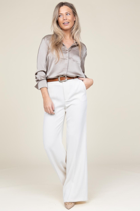Twinset |  Wide leg trousers Sofia | natural