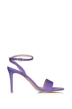 Twinset |  Leather heeled sandals Grazia | purple 