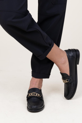 Twinset |  Leather loafers Lover | black