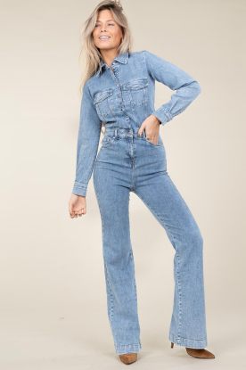 Look Stretch denim jumpsuit Luxe