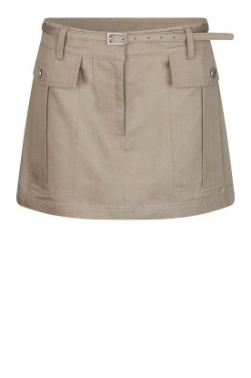 Second Female | Safari mini skirt Wallie | taupe