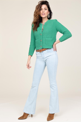 Lois Jeans | Mid waist flared jeans Raval L32 | blauw