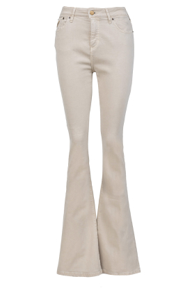 Lois Jeans | High waist flared stretch jeans Raval L32 | beige