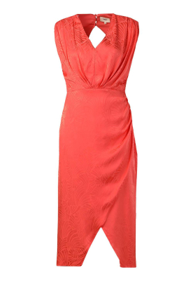 Suncoo |  Midi dress with print Chona | orange