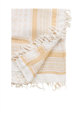 Moment Amsterdam | Scarf with print Marakesch | yellow 