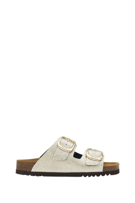 Scholl | Leather sandals Noell | gold