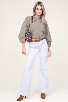Look Blouse with openwork details Paiva