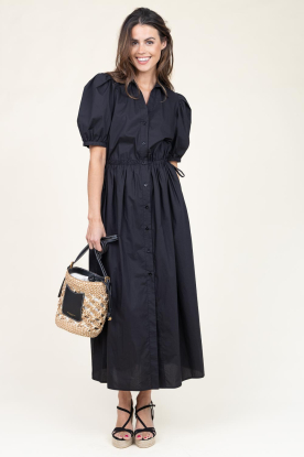 Liu Jo |  Poplin button through dress with pockets Paceco | black 