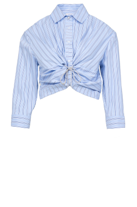Liu Jo | Cropped blouse Battaglia | blue