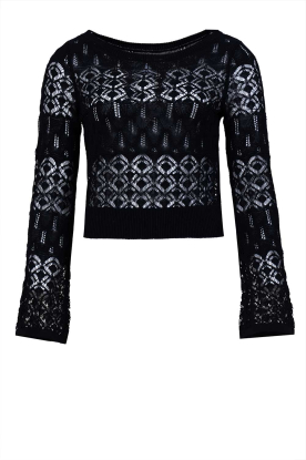 Liu Jo | Crochet top Florio | black