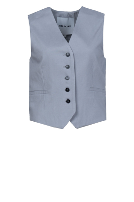 Herskind | Waistcoat in linen blend Mister | grey