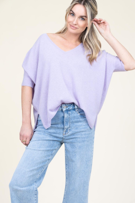 Absolut Cashmere |  Soft cashmere sweater Kate | purple