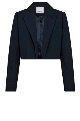 Co'Couture |Cropped blazer Vola | blauw