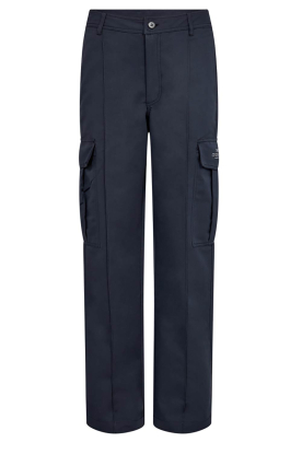 Co'Couture | Cotton cargo pants Jenkins | blue